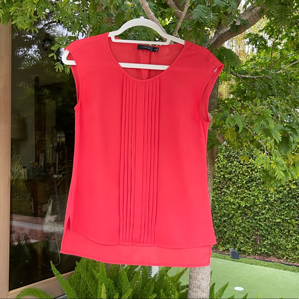 The Limited Coral Blouse